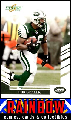 #ad 2007 Score #170 Chris Baker New York Jets