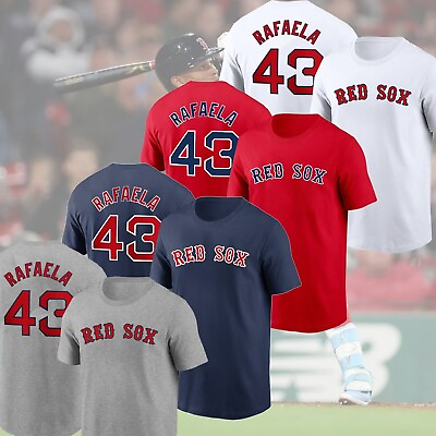 #ad FREESHIP Ceddanne Rafaela #43 Boston Red Sox Name amp; Number T Shirt
