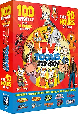 #ad TV Toons To Go 100 Cartoon Collection DVD