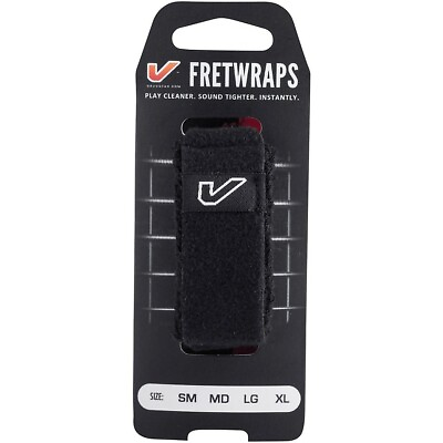 #ad Gruv Gear FretWraps String Muters 1 Pack Black Small