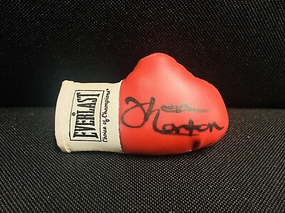 #ad Ken Norton Mini Signed Boxing Glove