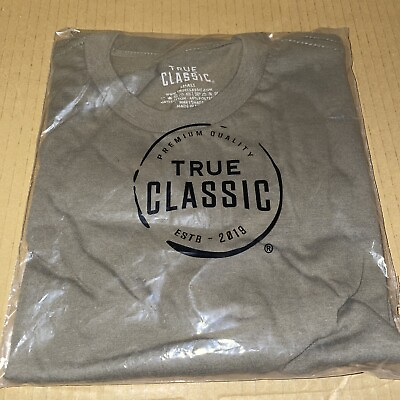 #ad TRUE CLASSIC BRAND 4000 Crew Neck Tee Shirts T Shirts READY TO SHIP siez Small