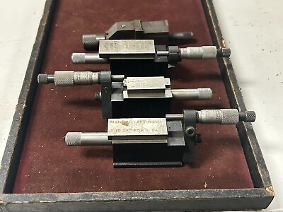 #ad MACHINIST DsK LATHE MILL Tool amp; Die Tool Maker Lot of Chaser Gages Micrometer