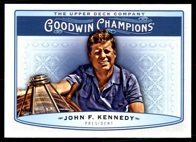 #ad 2019 UD Goodwin Champions Base #85 John F. Kennedy