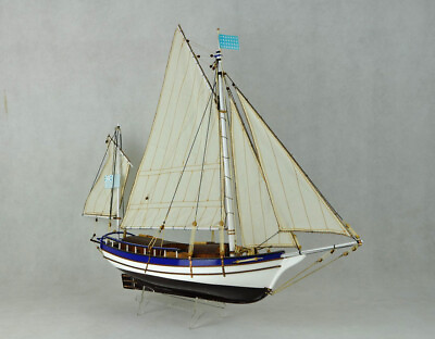 #ad Spray Boston Sailboat Scale 1 30 666 mm Wood Model Ship Kit