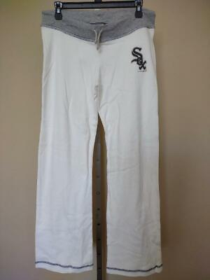 #ad New Minor Flaws Chicago White Sox Womens Size M Medium White Pants