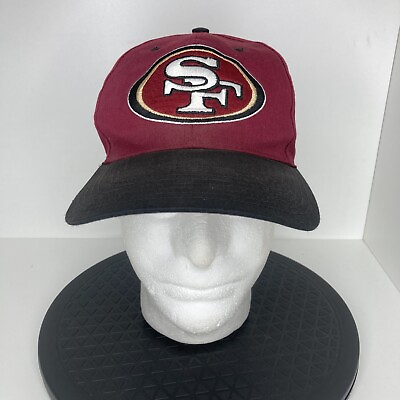 #ad Vintage 49ers Hat Adjustable 90s San Francisco Niners NFL Football Game day Cap