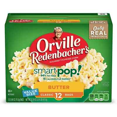 #ad Orville Redenbacher#x27;s SmartPop Butter Microwave Popcorn 2.69 Oz 12 Ct