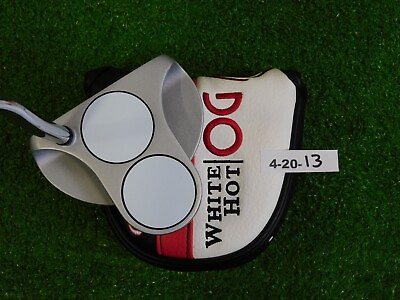 #ad Odyssey White Hot OG 2 Ball DB Double Bend 34quot; Putter with Headcover Mint