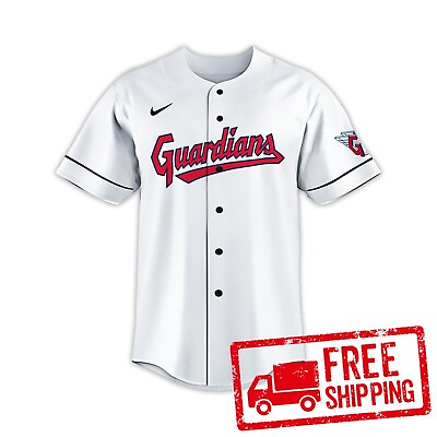 #ad personalized Custom Cleveland Guardians Jersey MLB Baseball Jersey Fan Gift