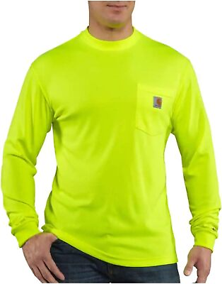 #ad Carhartt Men#x27;s High Visibility Force Relaxed Fit Lightweight Color Enhanced Long