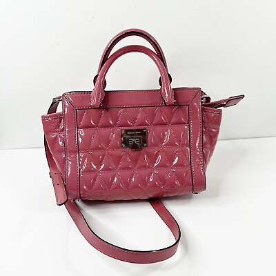 #ad Michael Kors Crossbody Bag Vivianne Women#x27;s Pink Satchel