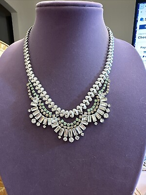 #ad Stella and Dot Necklace Statement Piece With Rhinestones
