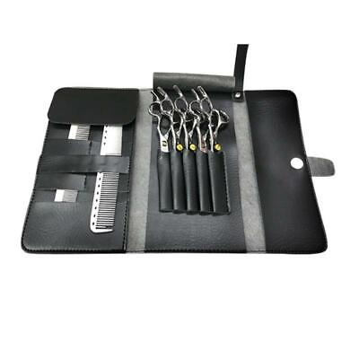 #ad Professional Barber Comb Scissors Bag Hairdressing Tool Pouch Folding Clutch Bag