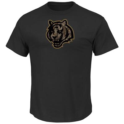 #ad Men#x27;s Camo Tek Patch Cincinnati Bengals T Shirt