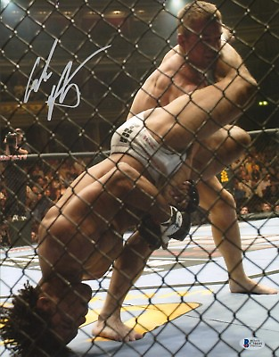 #ad Carlos Newton Signed 11x14 Photo BAS Beckett COA UFC 31 34 38 Picture Autograph