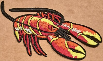 #ad Lobster embroidered Iron on patch