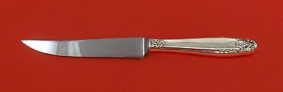 #ad Prelude by International Sterling Silver Steak Knife Serrated HHWS Custom 8 1 2quot;