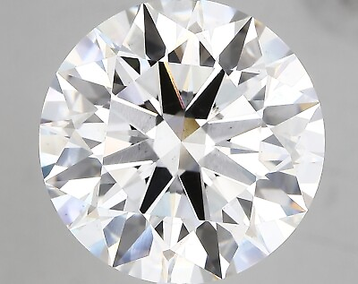 #ad Lab Created Diamond 13.54 Ct Round F VS2 Quality Ideal Cut IGI Certified Loose