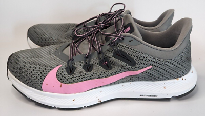 #ad Nike Quest Gray Psychic Pink Women#x27;s Running Shoes Size 11