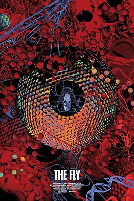 #ad Kilian Eng The fly Screeprinted limited edition poster Xx 51