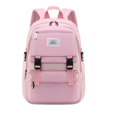 #ad Kids Backpack Solid Color Girls Elementary Middle School Casual Daypack Light...