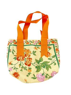 #ad Creatively Crafted Floral Craft Bag Purse Organizer Tote Pockets Teacher Spring