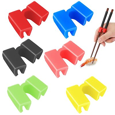 #ad 6 Pairs Reusable Chopsticks HelperChopsticks Trainer Training Chopsticks For ...