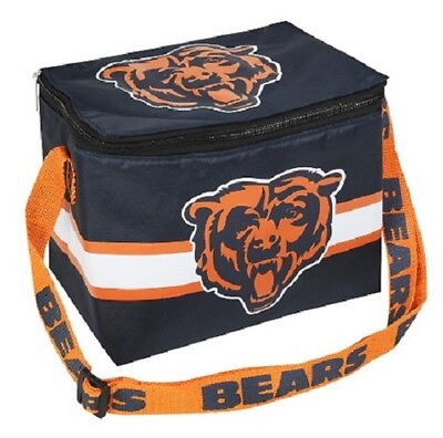 #ad Chicago Bears Forever Collectibles NFL Lunch Box Cooler Bag