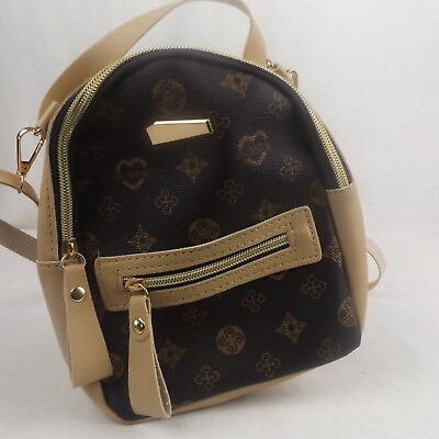 #ad Women#x27;s Faux Leather Mini Backpack Handbag Shoulder Bag Cross Body Bag