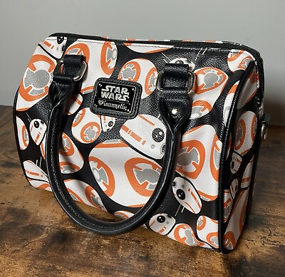 #ad Loungefly Star Wars BB8 Rare Satchel Crossbody Purse Handbag EUC Fast Shipping