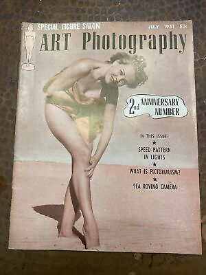 #ad Art Photography July 1951 Special Figure Salon 2nd Anniversary Number