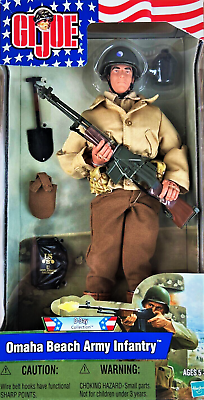 #ad GI Joe D Day Collection Omaha Beach Army Infantry 12quot; Action Figure