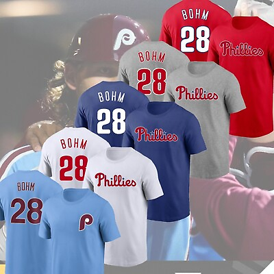 #ad HOT SALE Alec Bohm #28 Philadelphia Phillies Name amp; Number T Shirt