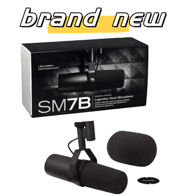 #ad New SM7B Vocal Broadcast Microphone Cardioid shure Dynamic US Free Shipping
