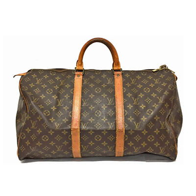 #ad Louis Vuitton Monogram Keepall 50 Brown M41426 From Japan 011 6112979