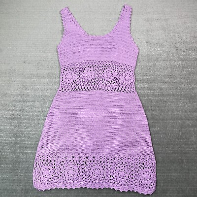 #ad Spell amp; Gypsy Dress Women S Mini Purple Iluka Crochet Beach Boho Vacation