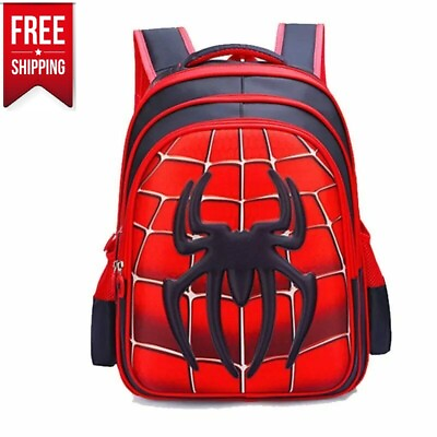 Spiderman Kids Backpacks Boys Girls Waterproof School Book Bags Avengers Bags $22.99