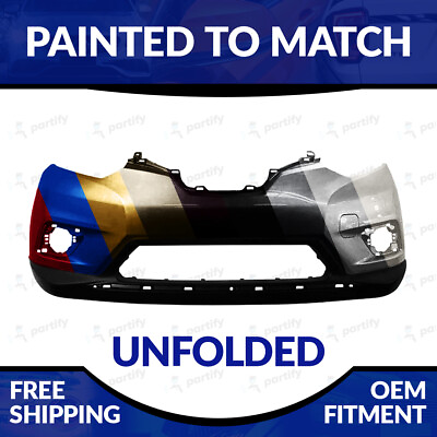 #ad NEW Painted Unfolded Front Bumper For 2014 2016 Nissan Rogue USA KR amp; 2016 Japan