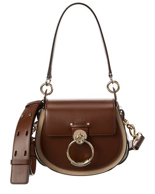 #ad Chloé Tess Small Leather Shoulder Bag Women#x27;s Brown
