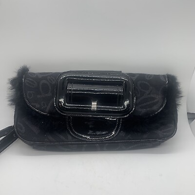 #ad Bebe black Wristlet purse