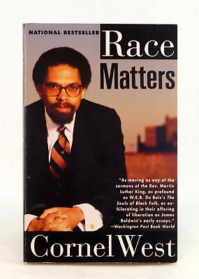 #ad Cornel West Signed 1994 Race Matters American Racial Debate Paperback