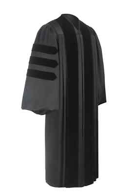 #ad Deluxe Doctoral Graduation Gown Academic Regalia