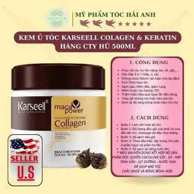 #ad Karseell Hair Repair Mask Argan Oil Conditioning Collagen Keratin Detox Damage