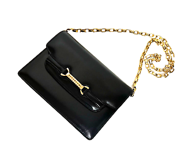 #ad Vintage gucci Hose bits mini purse shoulder bag leather From JAPAN 0068