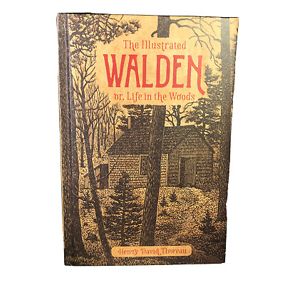 #ad #ad ❤️THE ILLUSTRATED WALDEN or LIIFE IN THE WOODS Henry David Thoreau NEW Hardcover