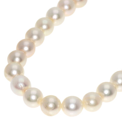 #ad Akoya pearl Pearl Necklace Silver 25.4g