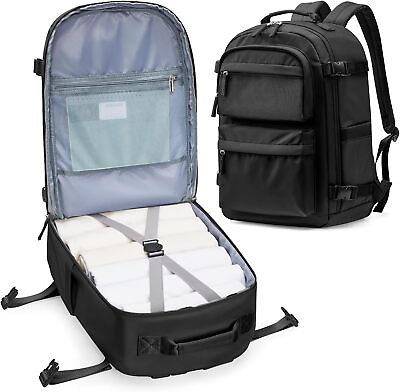 #ad Travel Backpack for WomenWaterproof Carry on Normal A black simple