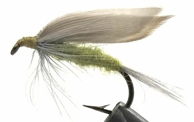 #ad 10 Flies Wet Blue Wing Olive on a Bronze 10 Mustad Hook