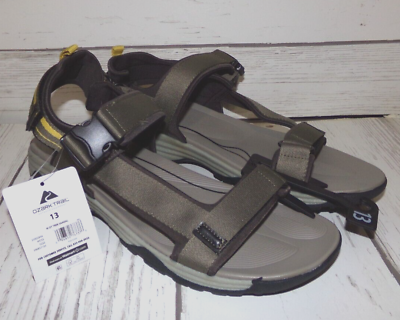 #ad Ozark Trail Adult Mens Trek Adventure Outdoor Sandals Shoe Sz 13 Moss Green NEW